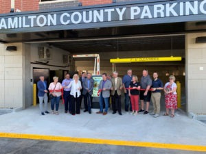 Hamilton County Parking Garage Ribbon Cutting