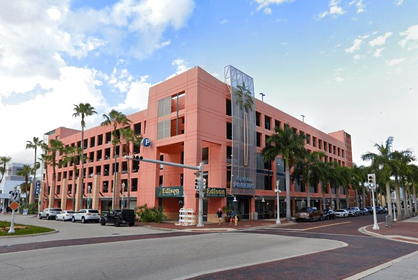 City of Palms Parking Facility Parking Ft. Myers Denison Parking